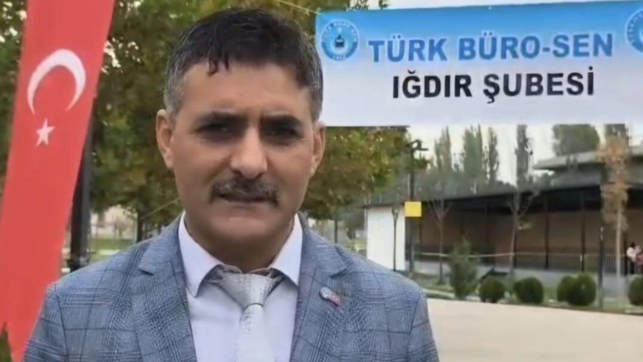 Türk Büro-Sen Iğdır Şube Başkanı Türkeli: "%13,52'lik Artış Memura Refah Değil, Alım Gücünde Düşüş Getiriyor"